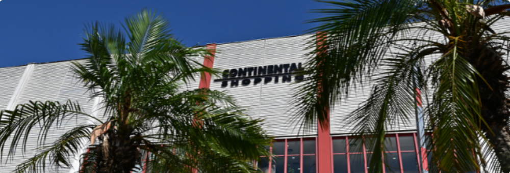 Fachada do Continental Shopping